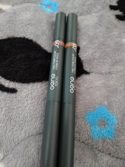 ツートンカラーアイブロウペンシル/GENE TOKYO/アイブロウペンシルを使ったクチコミ(2枚目)
