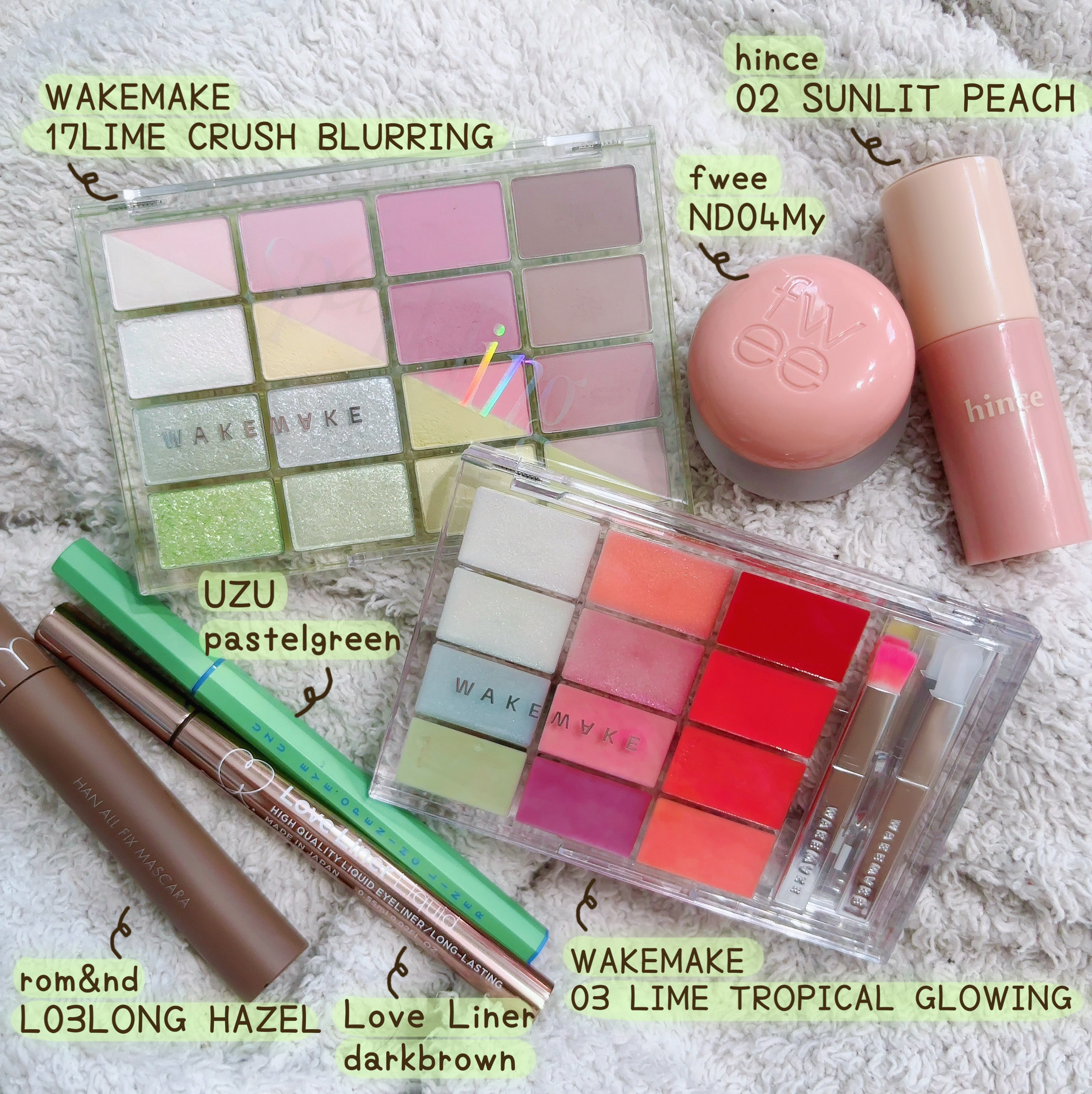 ソフトカラーリングリップパレット/wakemake/口紅を使ったクチコミ（1枚目）