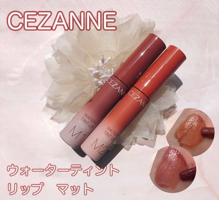 ウォータリーティントリップ マット/CEZANNE/リップティントを使ったクチコミ(1枚目)