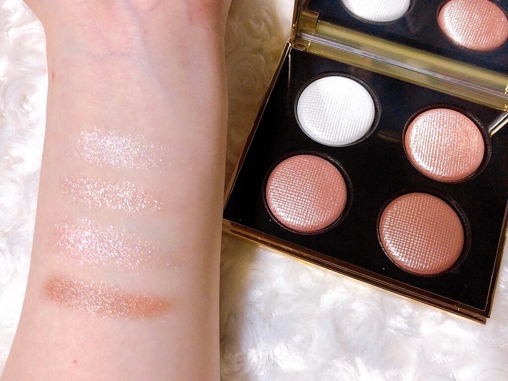 ピンク グロウ リュクス アイシャドウ パレット/BOBBI BROWN/アイシャドウパレットを使ったクチコミ(4枚目)