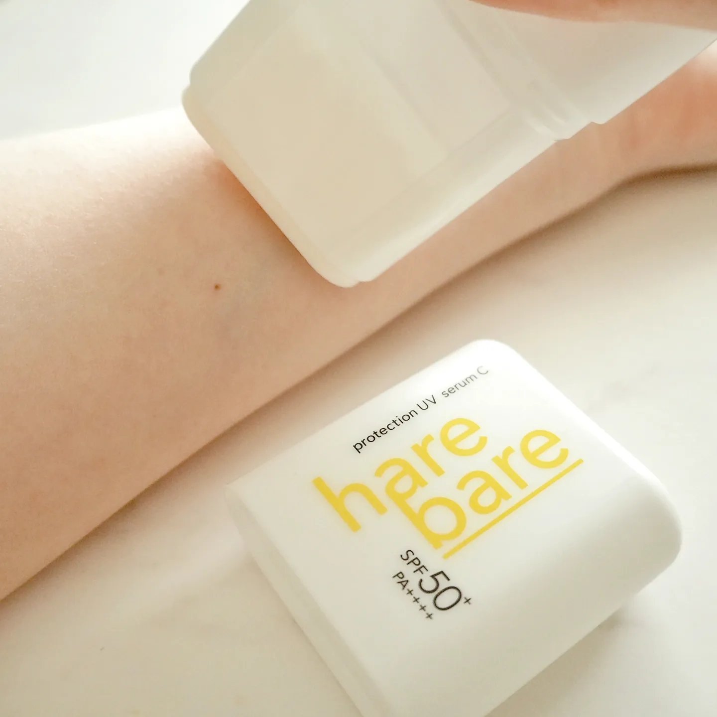 ハレバレ プロテクションUV セラム C スティック/ハレバレ/日焼け止めスティックを使ったクチコミ（1枚目）