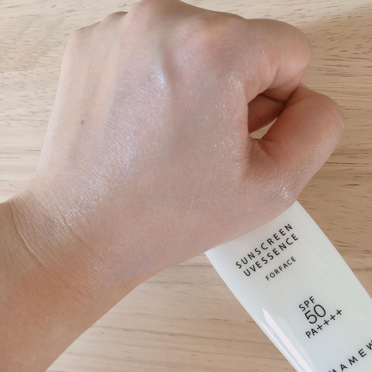 サンスクリーンUVエッセンス/MAMEW（マミュ）/日焼け止めクリームを使ったクチコミ（3枚目）