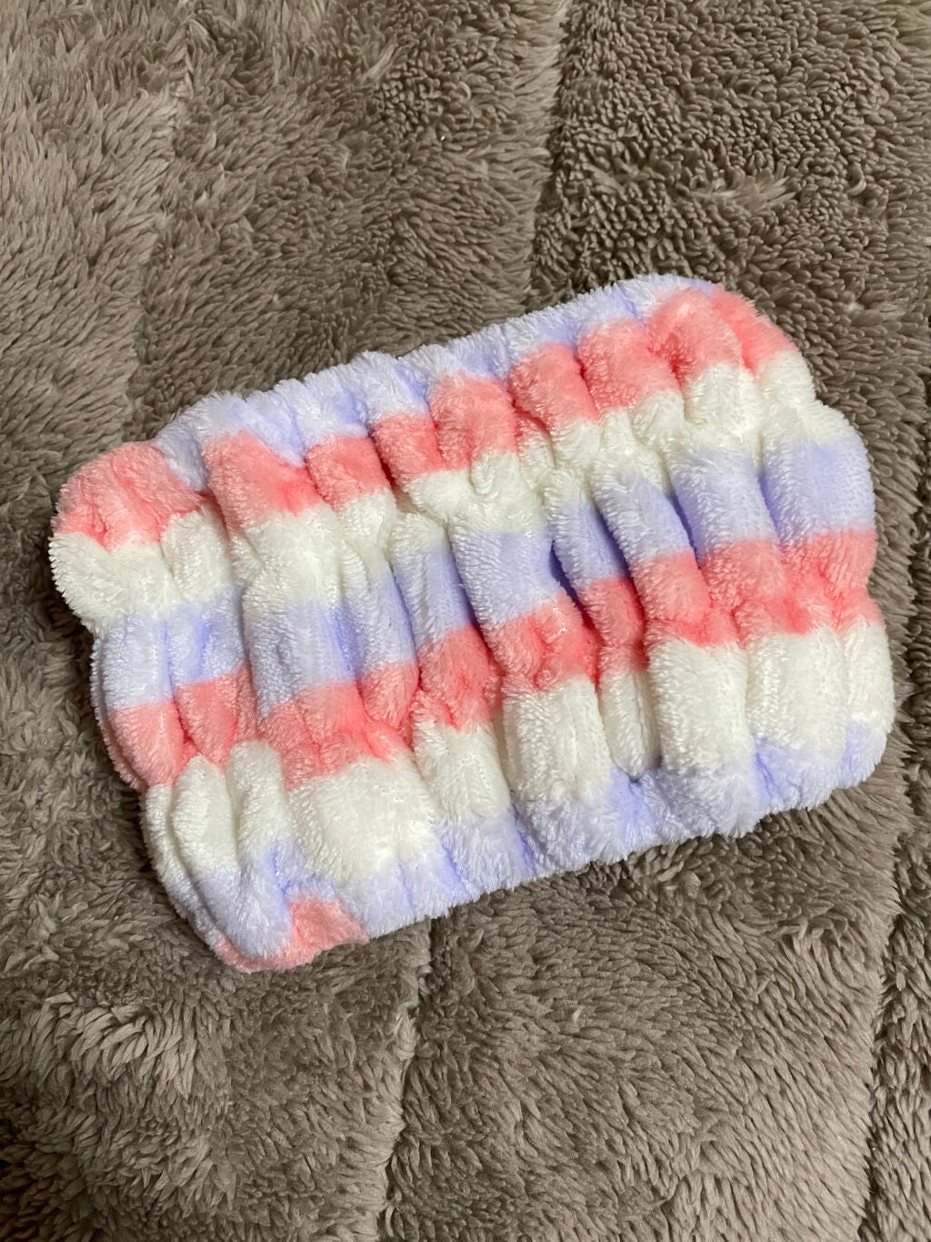 ふわふわヘアターバン/DAISO/ヘアアクセサリーを使ったクチコミ(1枚目)