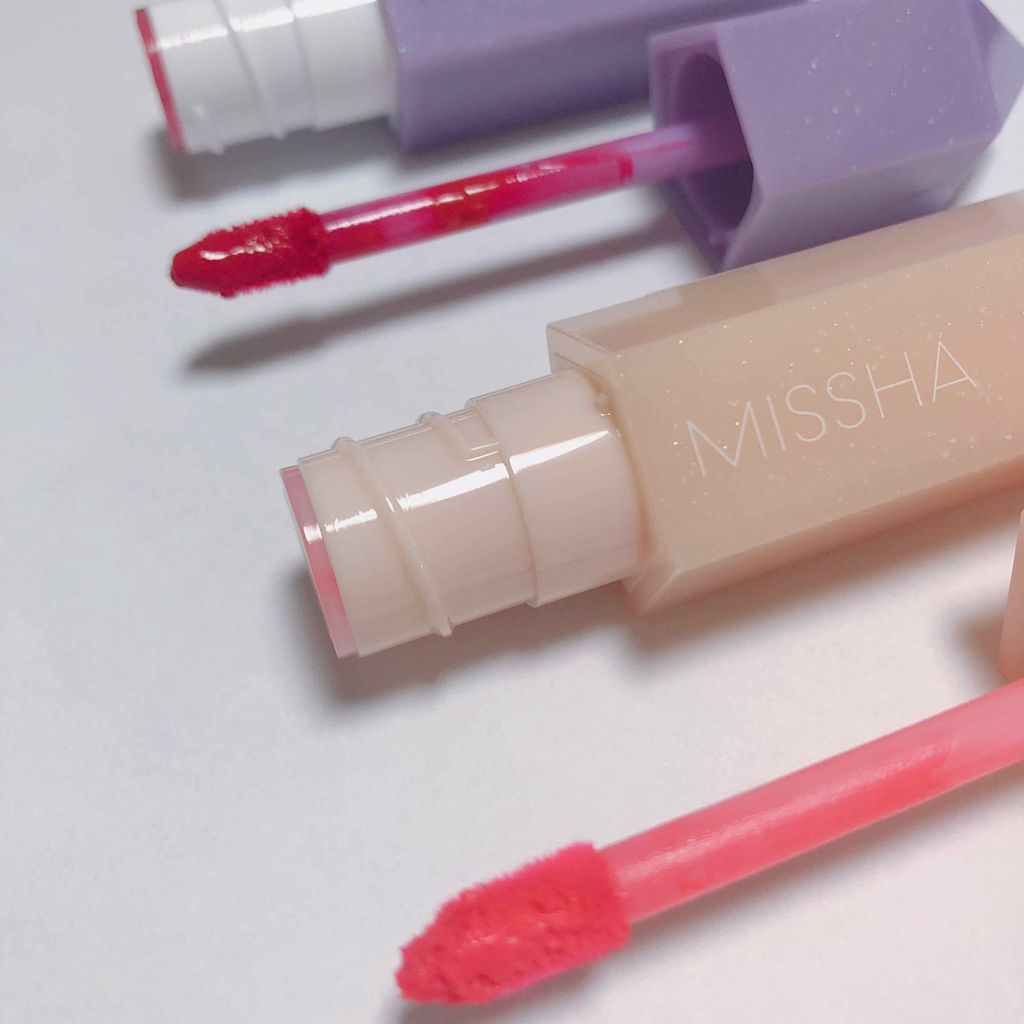 ウィッシュストーン ティント ウォータージェル/MISSHA/リップグロスを使ったクチコミ(2枚目)