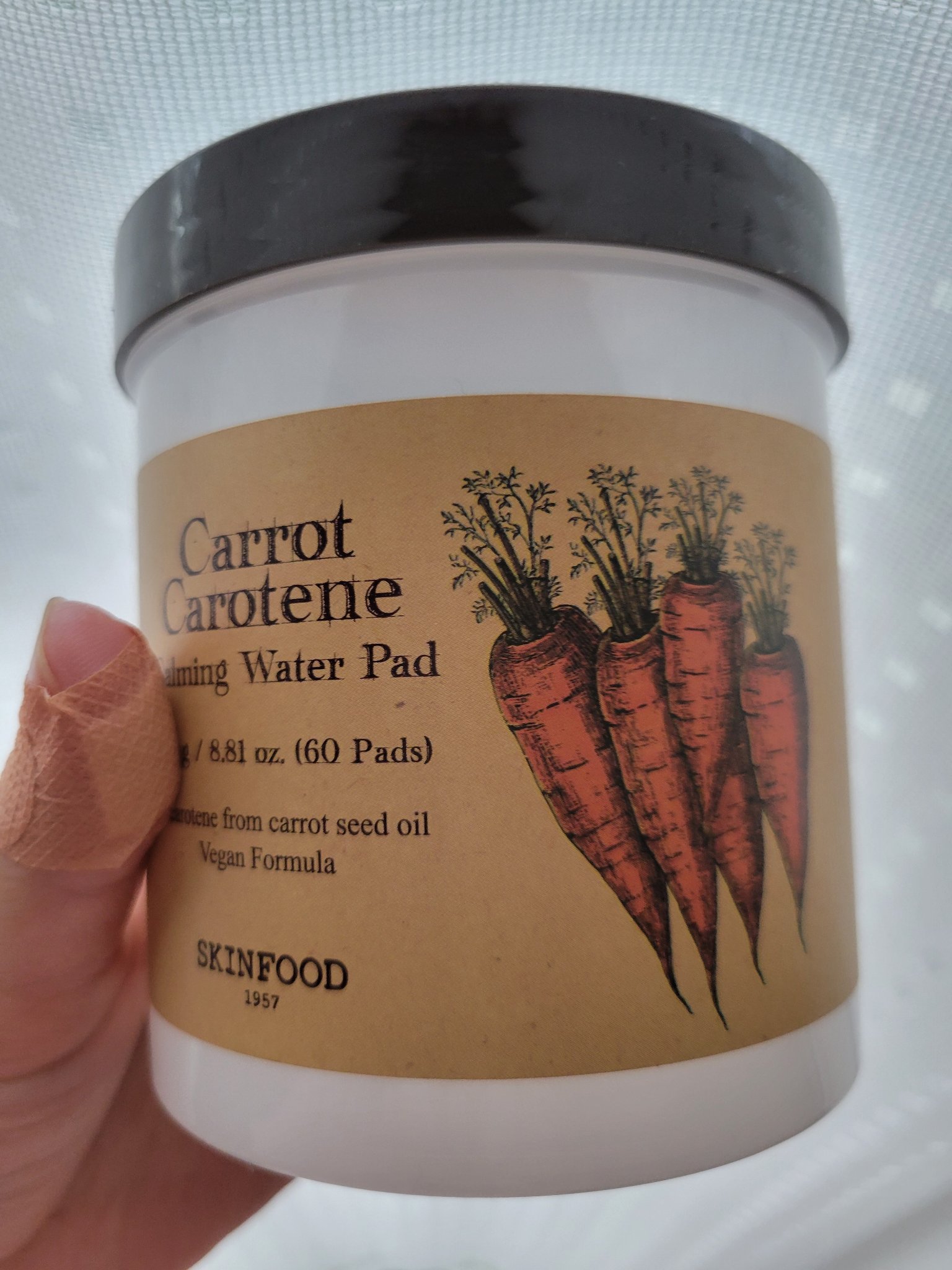キャロットカロテン カーミングウォーターパッド/SKINFOOD/トナーパッドを使ったクチコミ（1枚目）