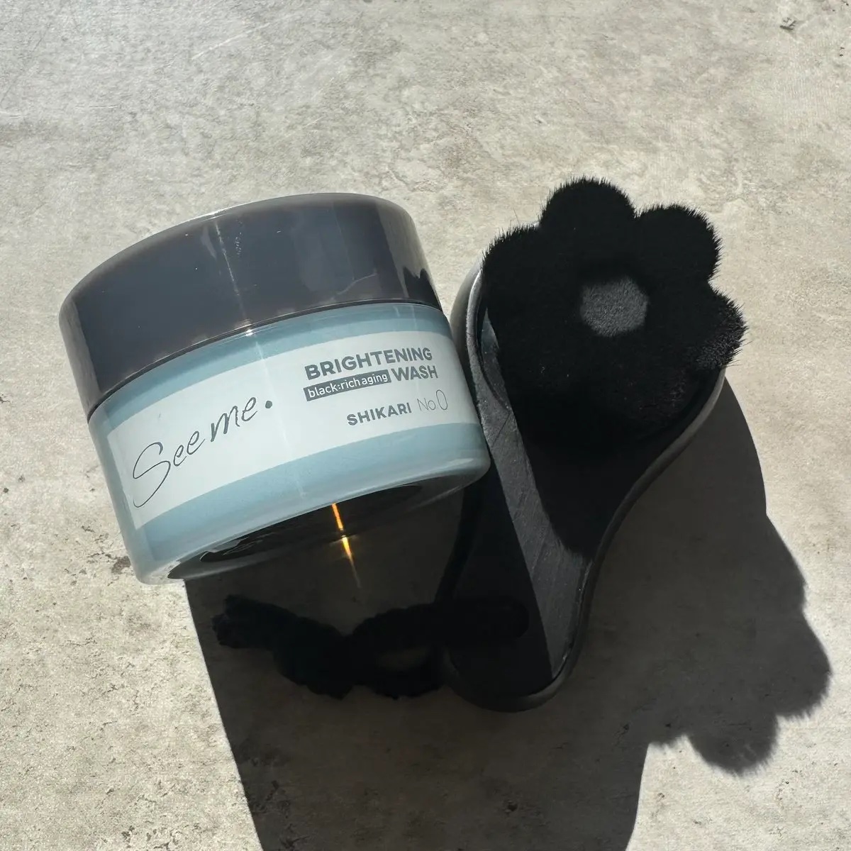 BRIGHTENING WASH black/SHIKARI/洗い流すパック・マスクを使ったクチコミ（1枚目）