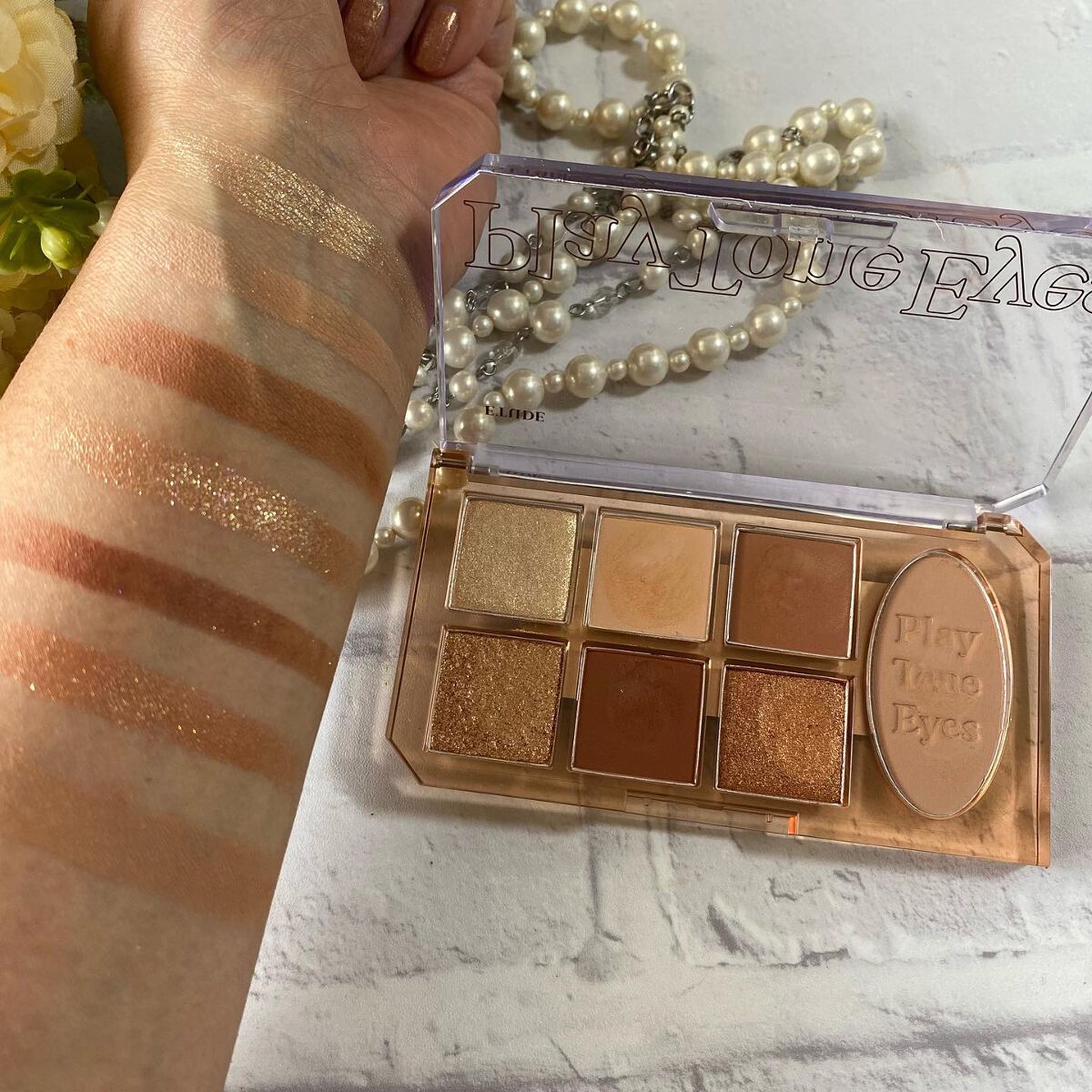 プレイトーンアイパレット/ETUDE/アイシャドウパレットを使ったクチコミ(4枚目)