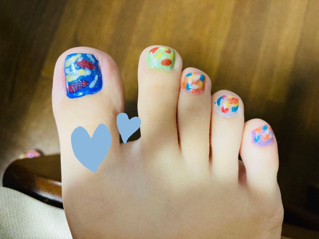 カラフルネイルズ/キャンメイク/マニキュアを使ったクチコミ(1枚目)
