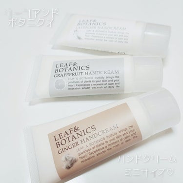 ジンジャーハンドクリーム/LEAF＆BOTANICS /ハンドクリームを使ったクチコミ（1枚目）