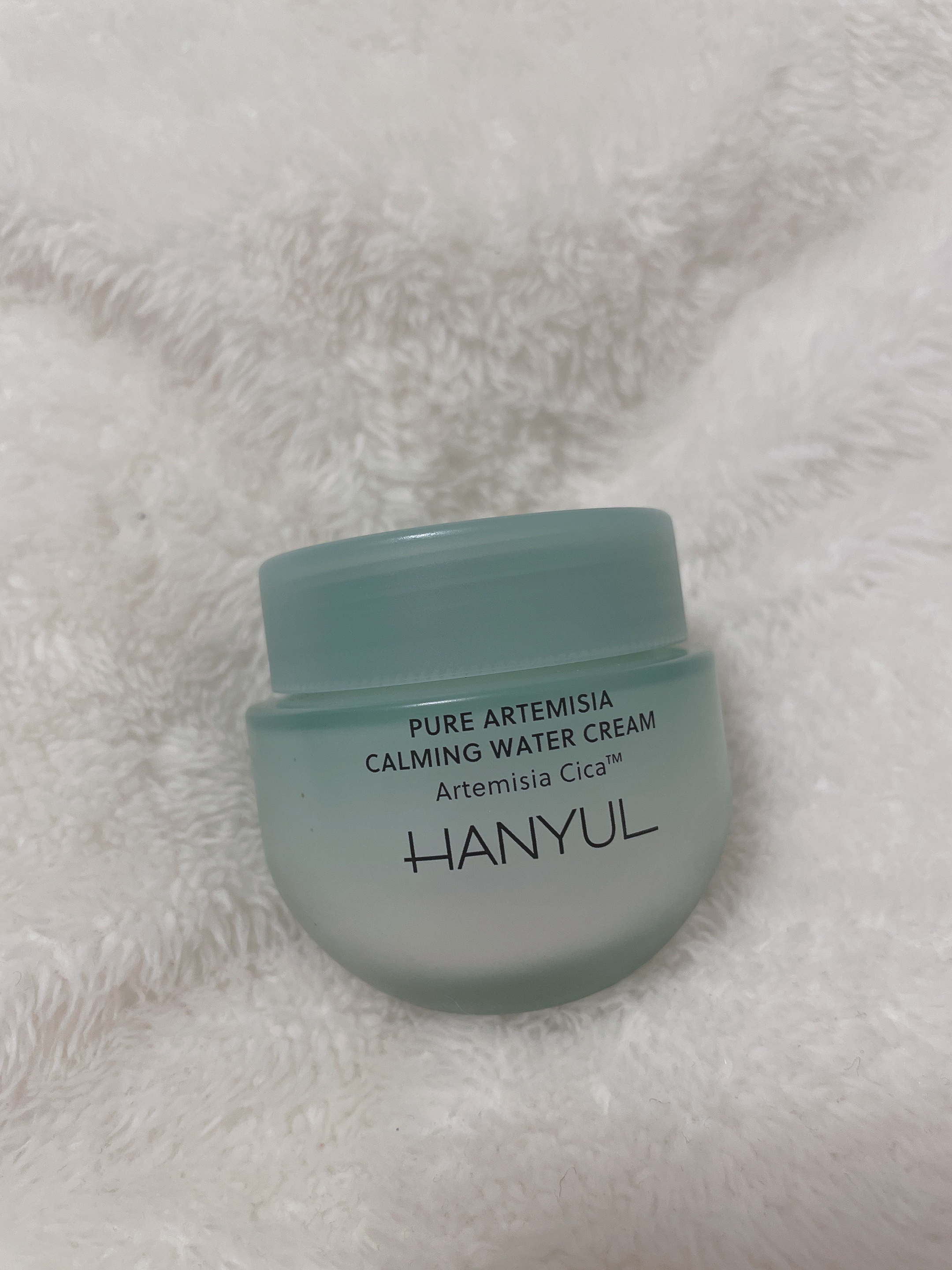 ピュアアルテミシア カーミングウォータークリーム/HANYUL(ハンユル)/フェイスクリームを使ったクチコミ（1枚目）