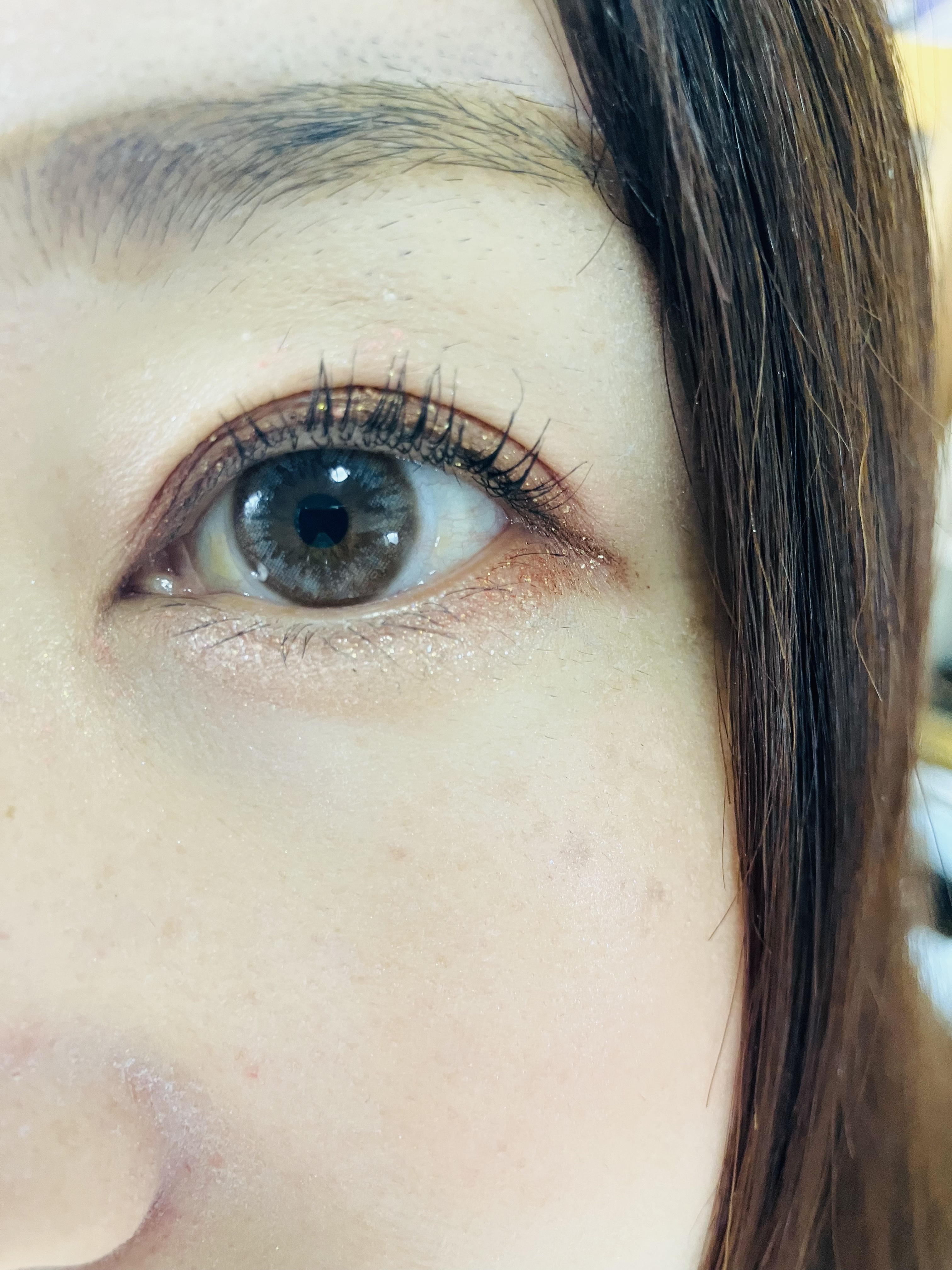 コントロールカラーライナー brown pearl/WHOMEE/ペンシルアイライナーを使ったクチコミ（3枚目）