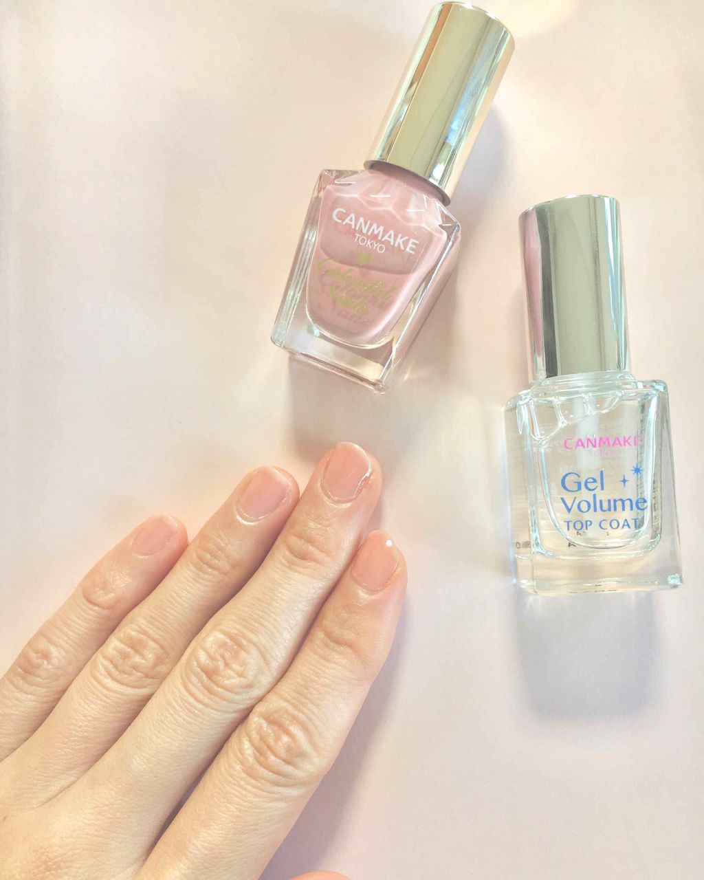 ジェルボリュームトップコート/キャンメイク/ネイルトップコートを使ったクチコミ（1枚目）