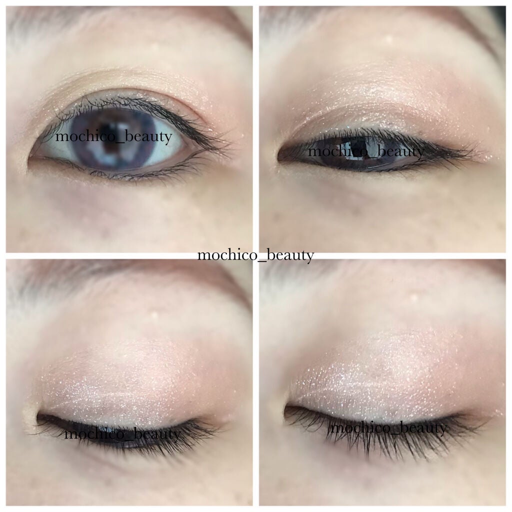 グリッタースノー エアームースアイズパレット/ETUDE/アイシャドウパレットを使ったクチコミ(4枚目)