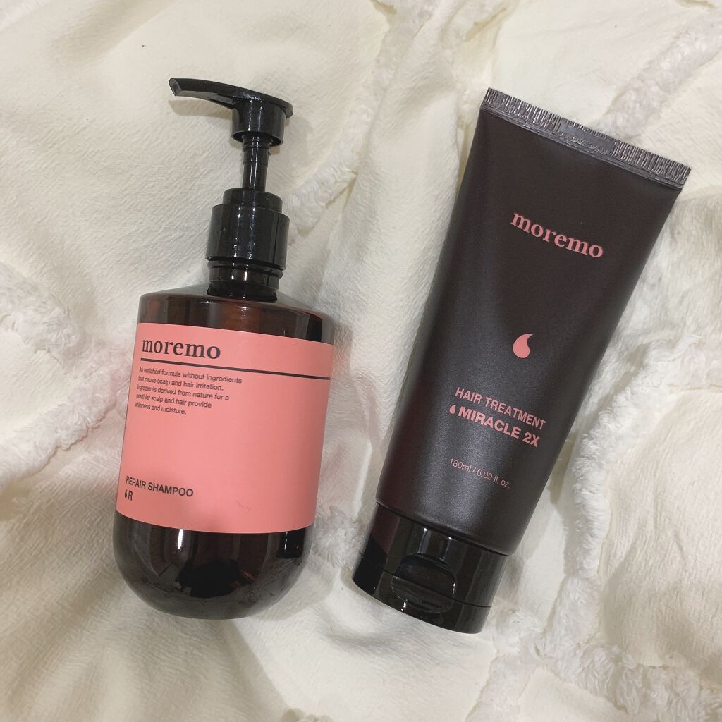 リペアシャンプーR/moremo/市販シャンプーを使ったクチコミ（1枚目）