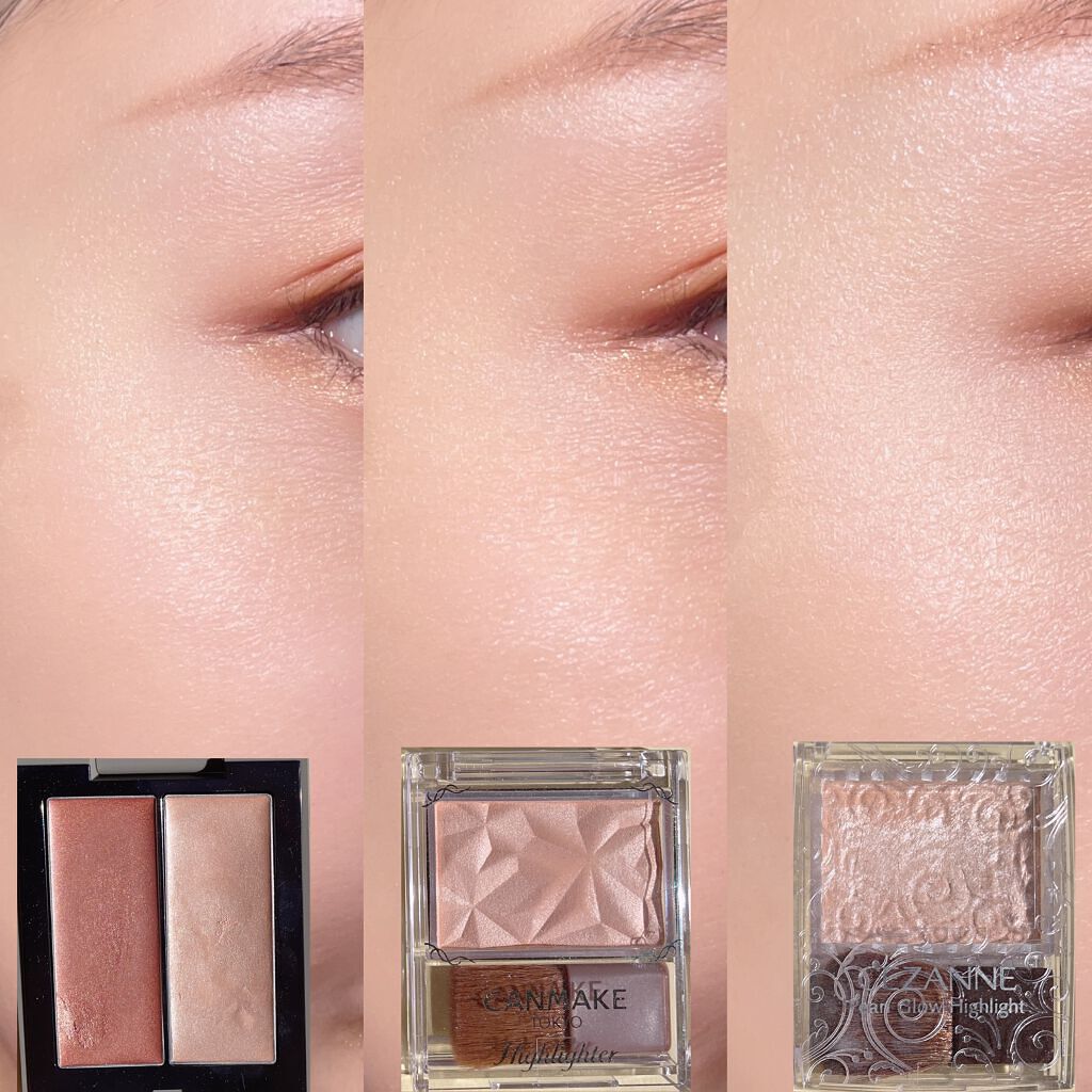 THREE シマリング グロー デュオ/THREE/クリームハイライトを使ったクチコミ(9枚目)