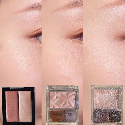 THREE シマリング グロー デュオ/THREE/クリームハイライトを使ったクチコミ(9枚目)