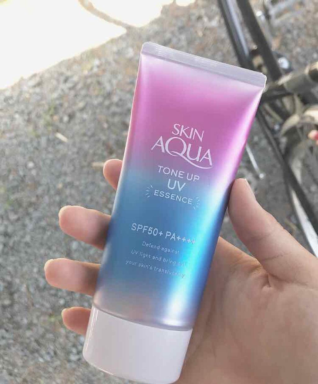 スキンアクア トーンアップUVエッセンス/スキンアクア/日焼け止めクリームを使ったクチコミ（1枚目）