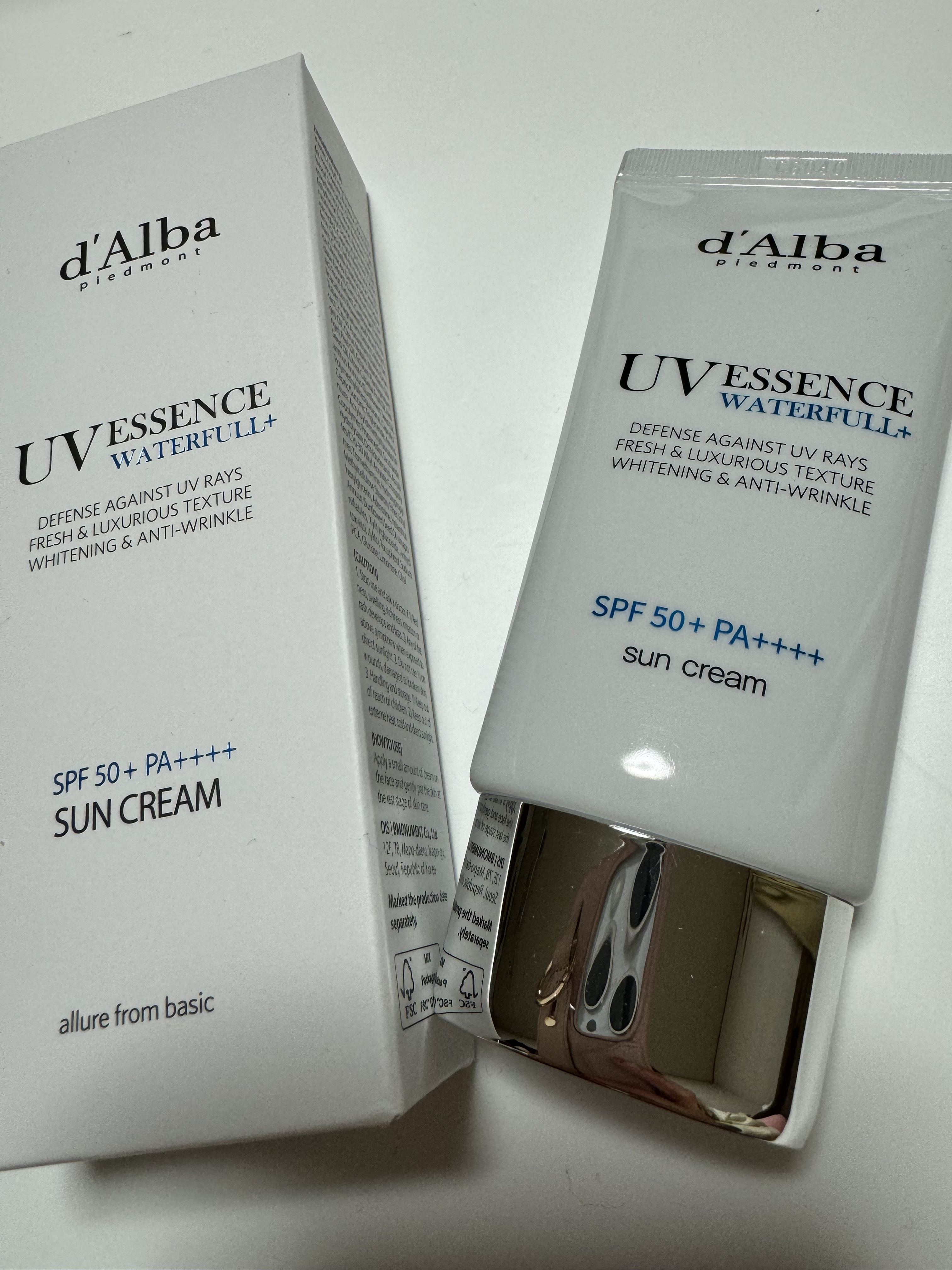 ダルバ ウォータフル エッセンス サンクリーム/ダルバ/日焼け止めクリームを使ったクチコミ（1枚目）