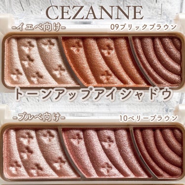 トーンアップアイシャドウ/CEZANNE/パウダーアイシャドウを使ったクチコミ（3枚目）