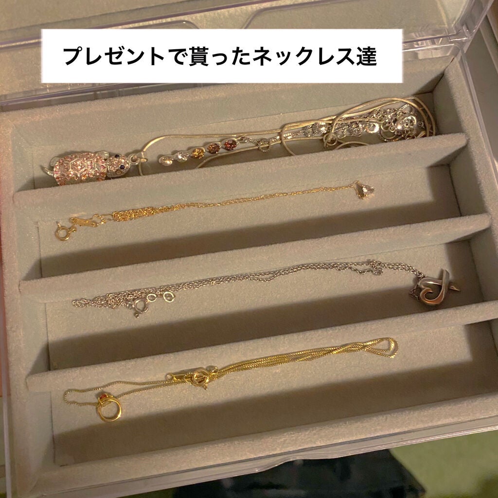 3段式クリアーケース/DAISO/その他化粧小物を使ったクチコミ(4枚目)