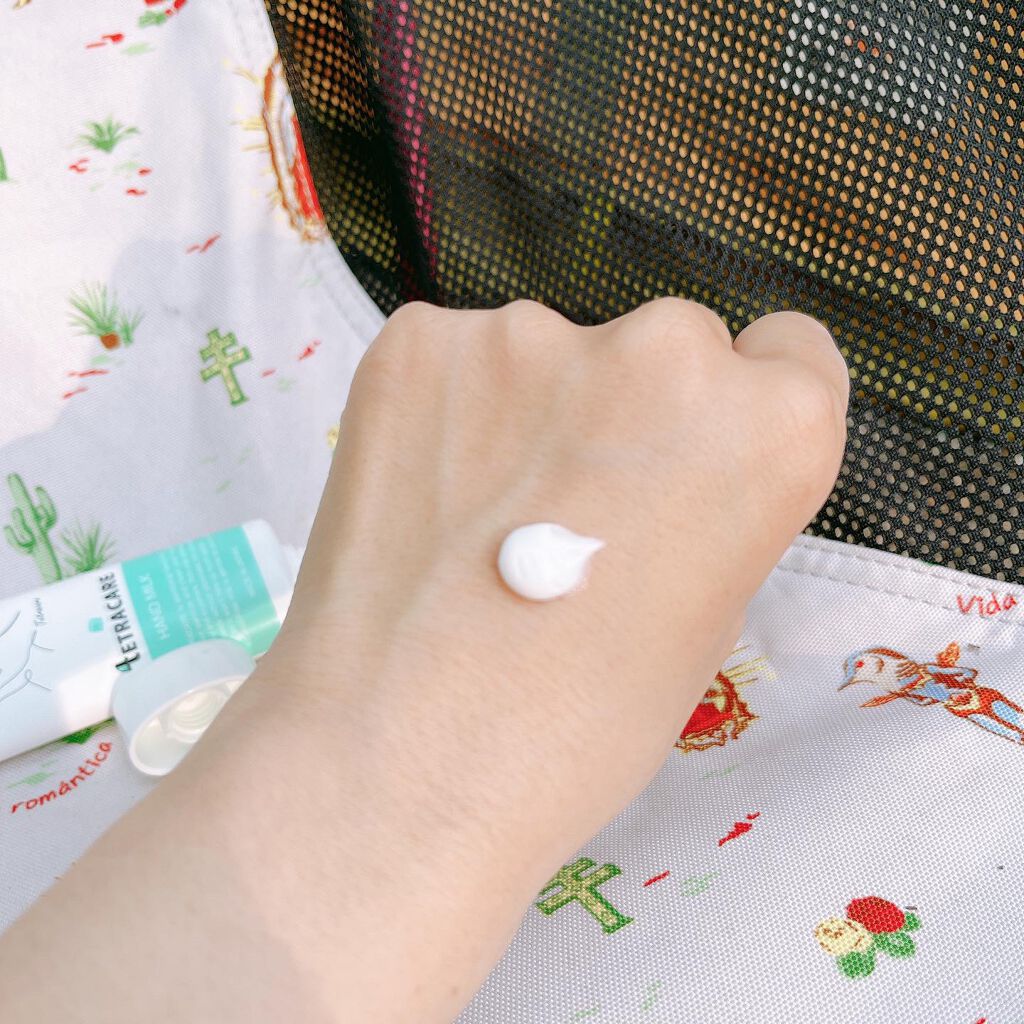 薬用ハンドミルク テトラケア/テトラケア/ハンドクリームを使ったクチコミ（2枚目）