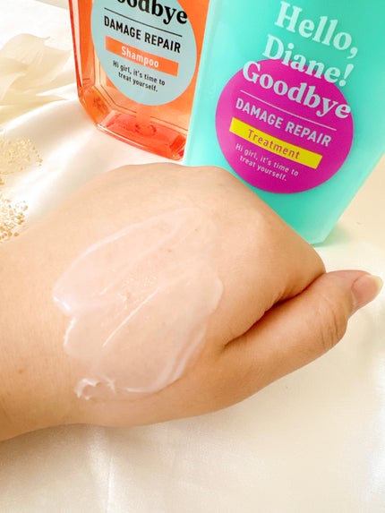 ハローダイアン グッバイ ダメージリペア シャンプー/トリートメント/ダイアン/市販シャンプーを使ったクチコミ(6枚目)