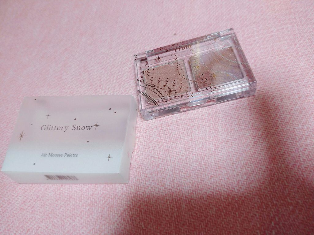 グリッタースノー エアームースアイズパレット/ETUDE/アイシャドウパレットを使ったクチコミ(1枚目)