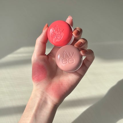 リップアンドチーク ブラーリープリンポット/fwee/口紅を使ったクチコミ(7枚目)