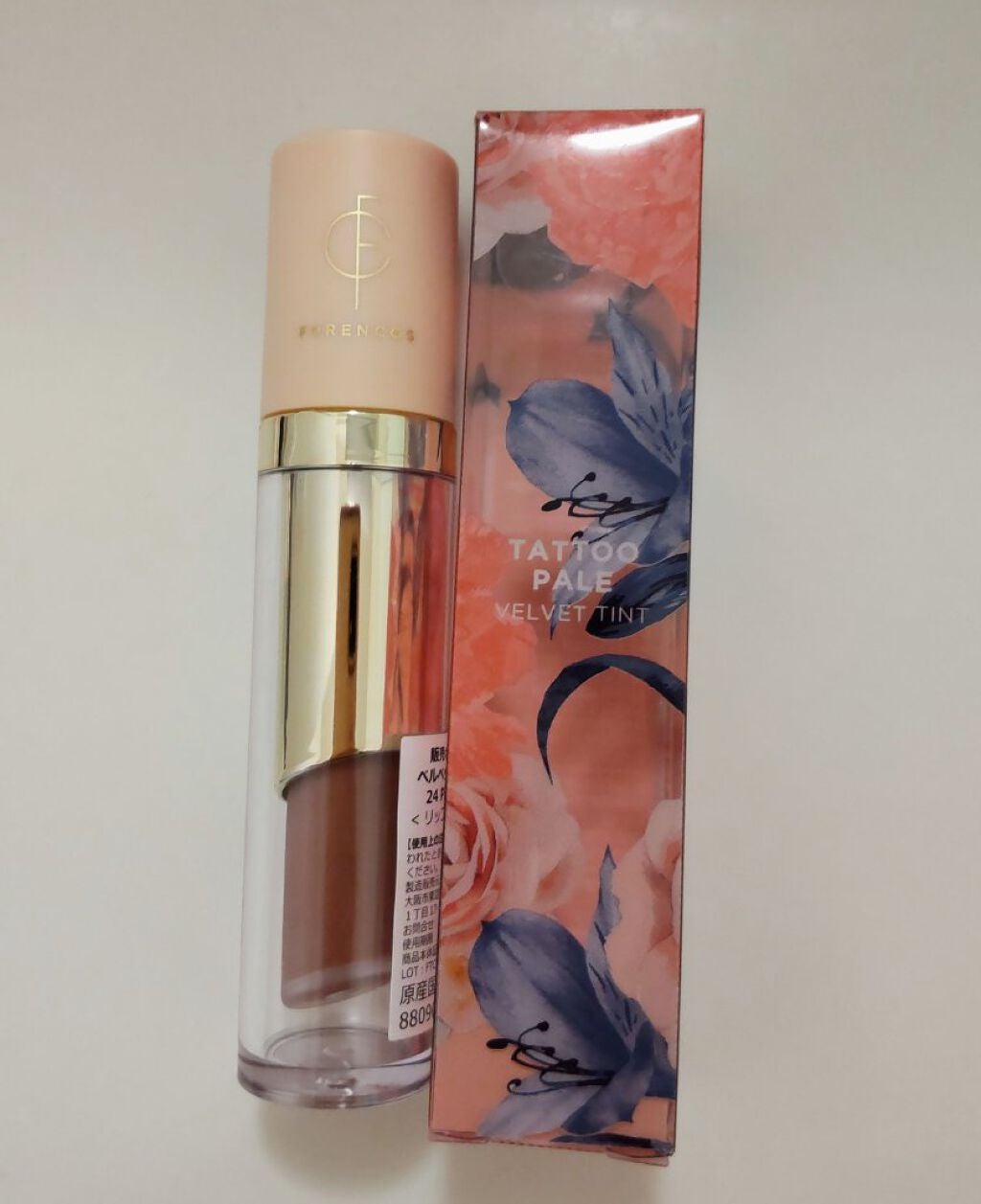タトゥーベルベットティント/フォレンコス/リップティントを使ったクチコミ(1枚目)