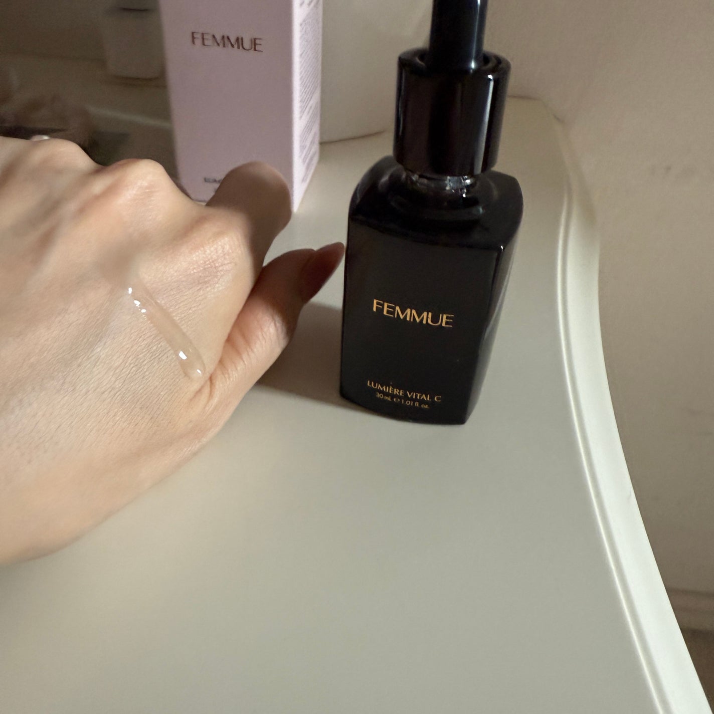 ルミエール ヴァイタルC/FEMMUE/ブースター・導入液を使ったクチコミ(3枚目)