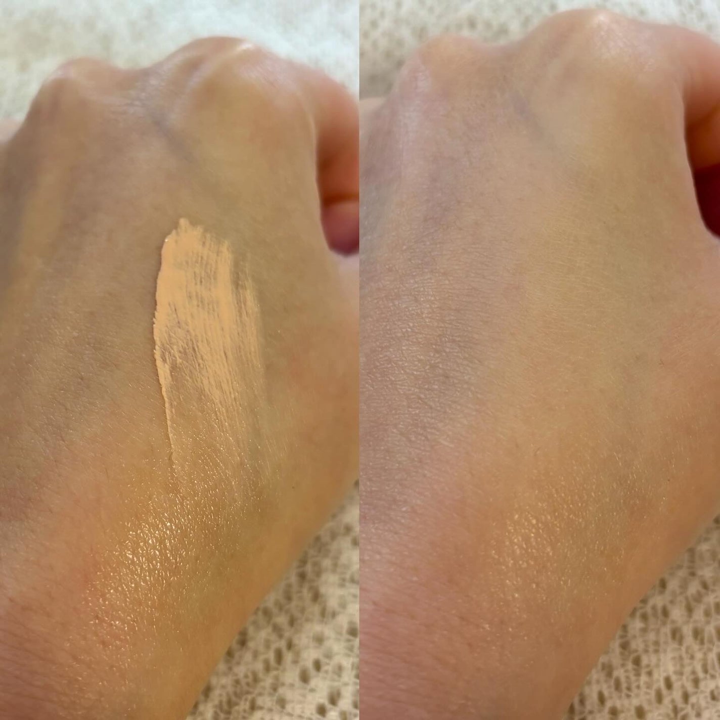 パンテノールバリアクッション/COSNORI/クッションファンデーションを使ったクチコミ(4枚目)