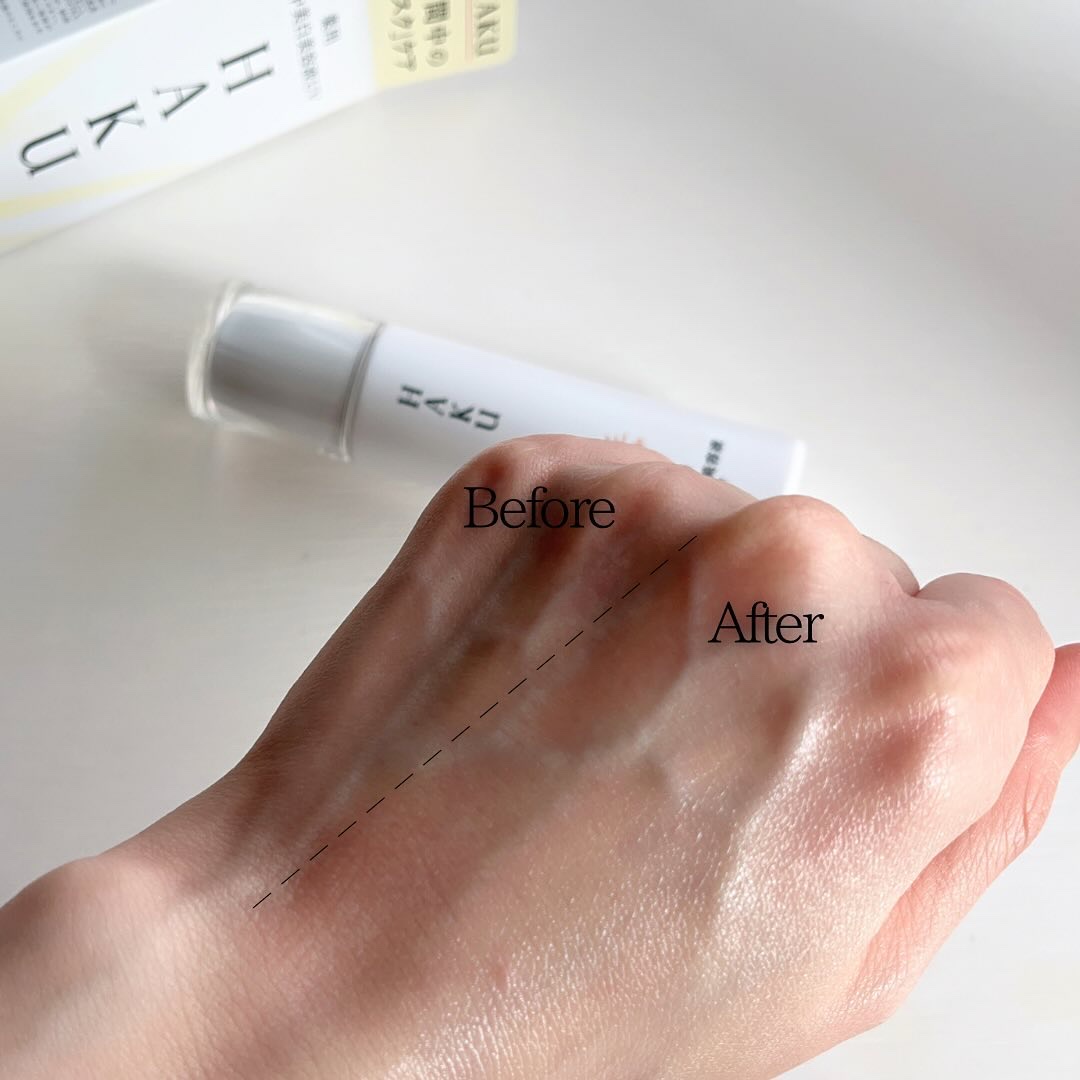 薬用　日中美白美容液/HAKU/美容液を使ったクチコミ（3枚目）