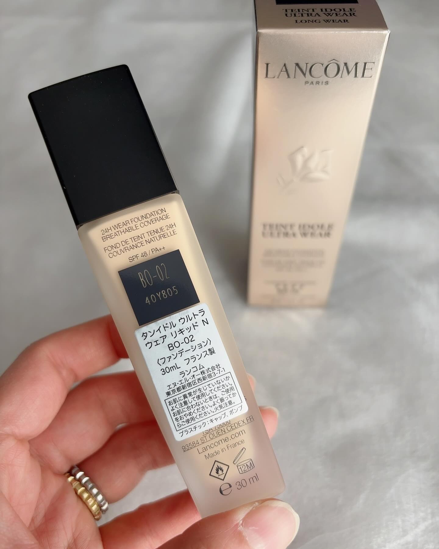 タンイドル ウルトラ ウェア リキッド N/LANCOME/リキッドファンデーションを使ったクチコミ（2枚目）