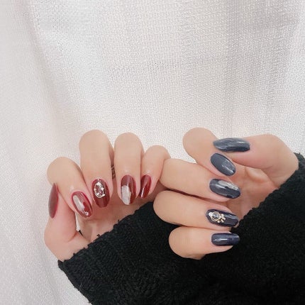 ネイルシール/セリア/ネイルシールを使ったクチコミ(5枚目)