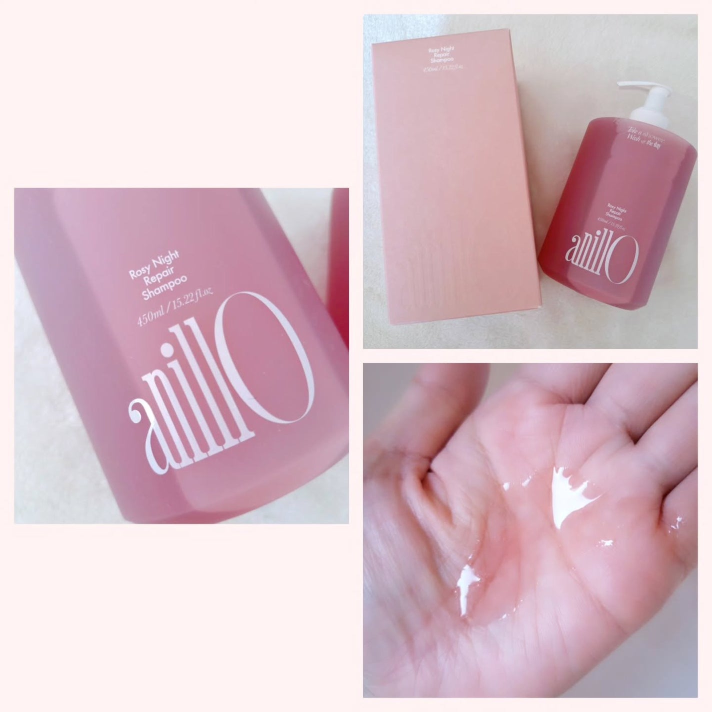 ロージーナイトリペアシャンプー/アンプルトリートメント/ANILLO/市販シャンプーを使ったクチコミ(2枚目)