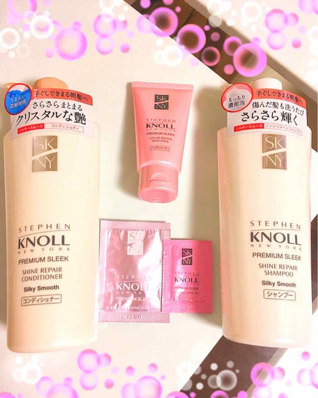 プレミアムスリーク シャインリペア シャンプー リッチモイスト/スティーブンノル ニューヨーク/市販シャンプーを使ったクチコミ（1枚目）