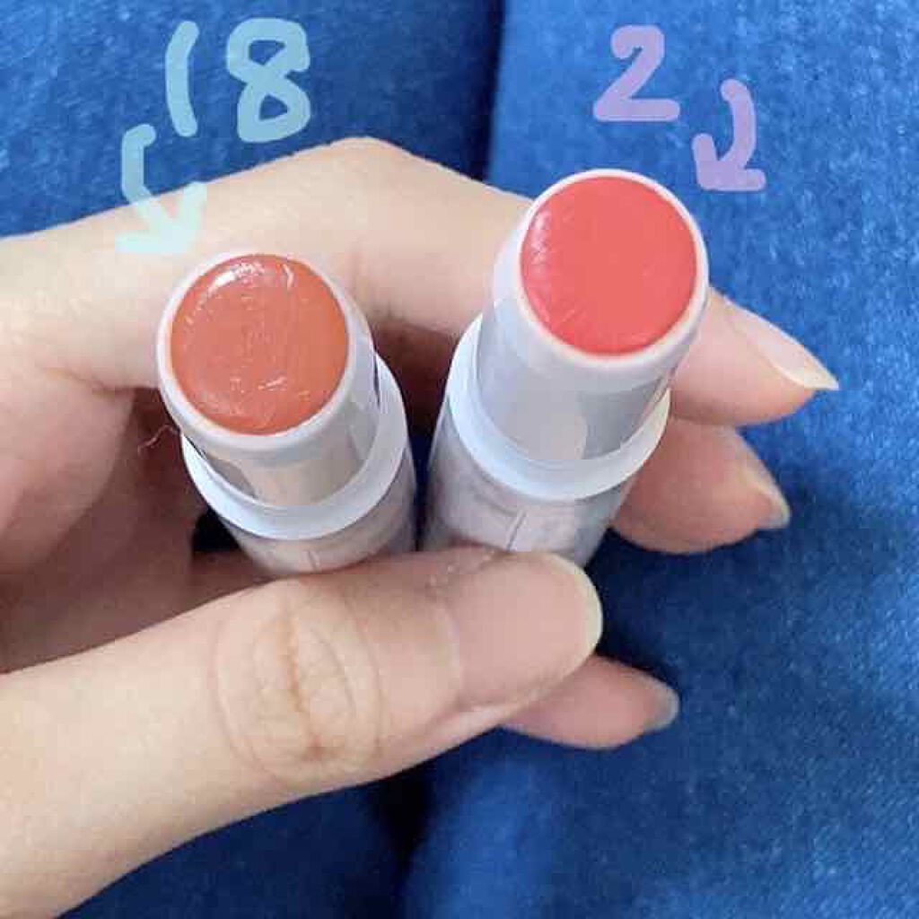 ステイオンバームルージュ/キャンメイク/口紅を使ったクチコミ(4枚目)