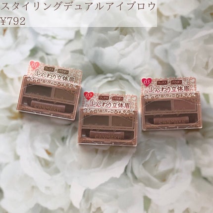 スタイリングデュアルアイブロウ/キャンメイク/アイブロウを使ったクチコミ(2枚目)