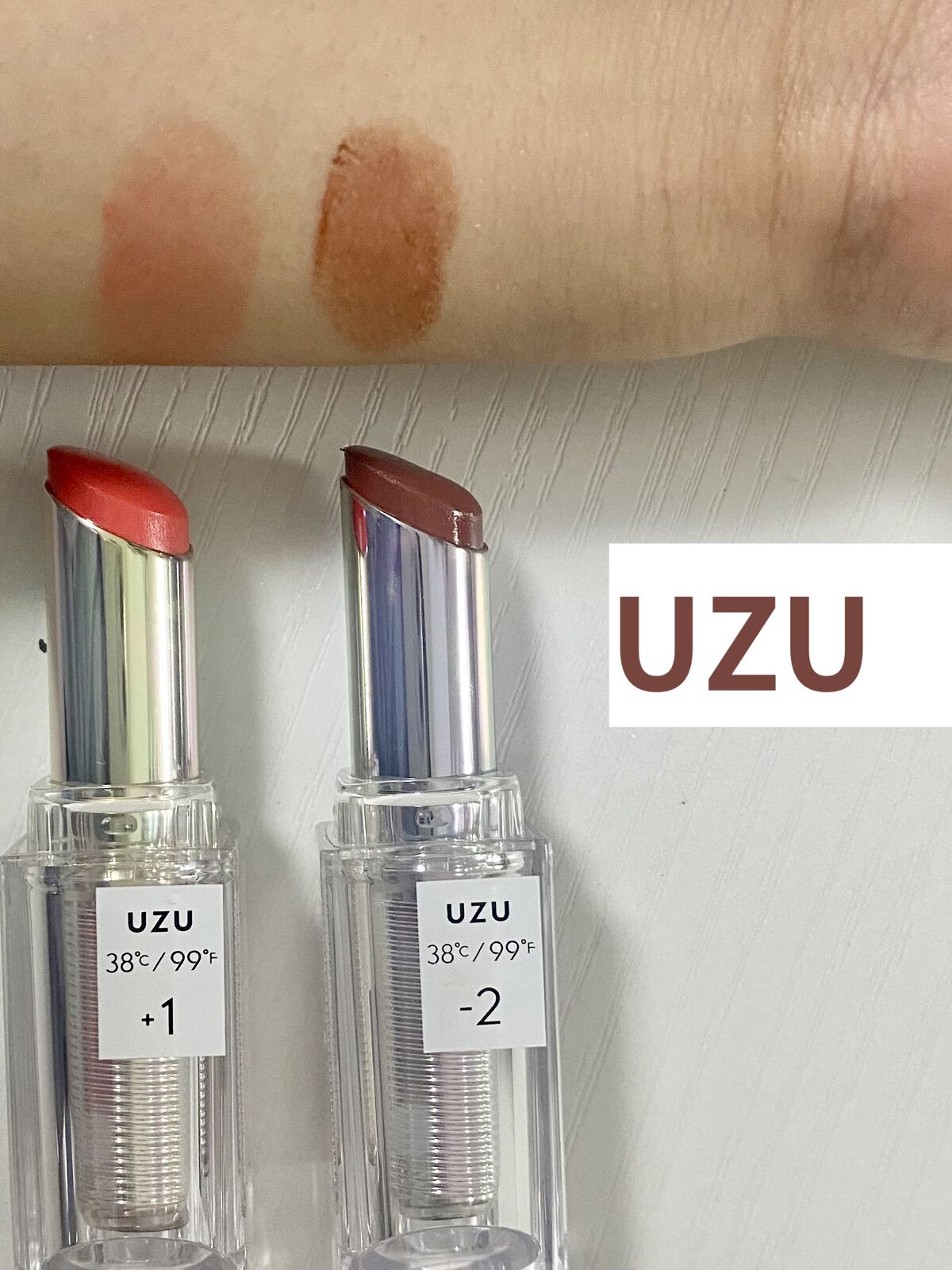  38°C / 99°F Lipstick <TOKYO>/UZU BY FLOWFUSHI/口紅を使ったクチコミ（1枚目）