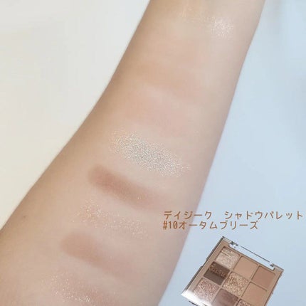 みお/mio@コスメヲタク on LIPS 「デイジーク シャドウパレット10オータムブリーズパステル様より..」(4枚目)