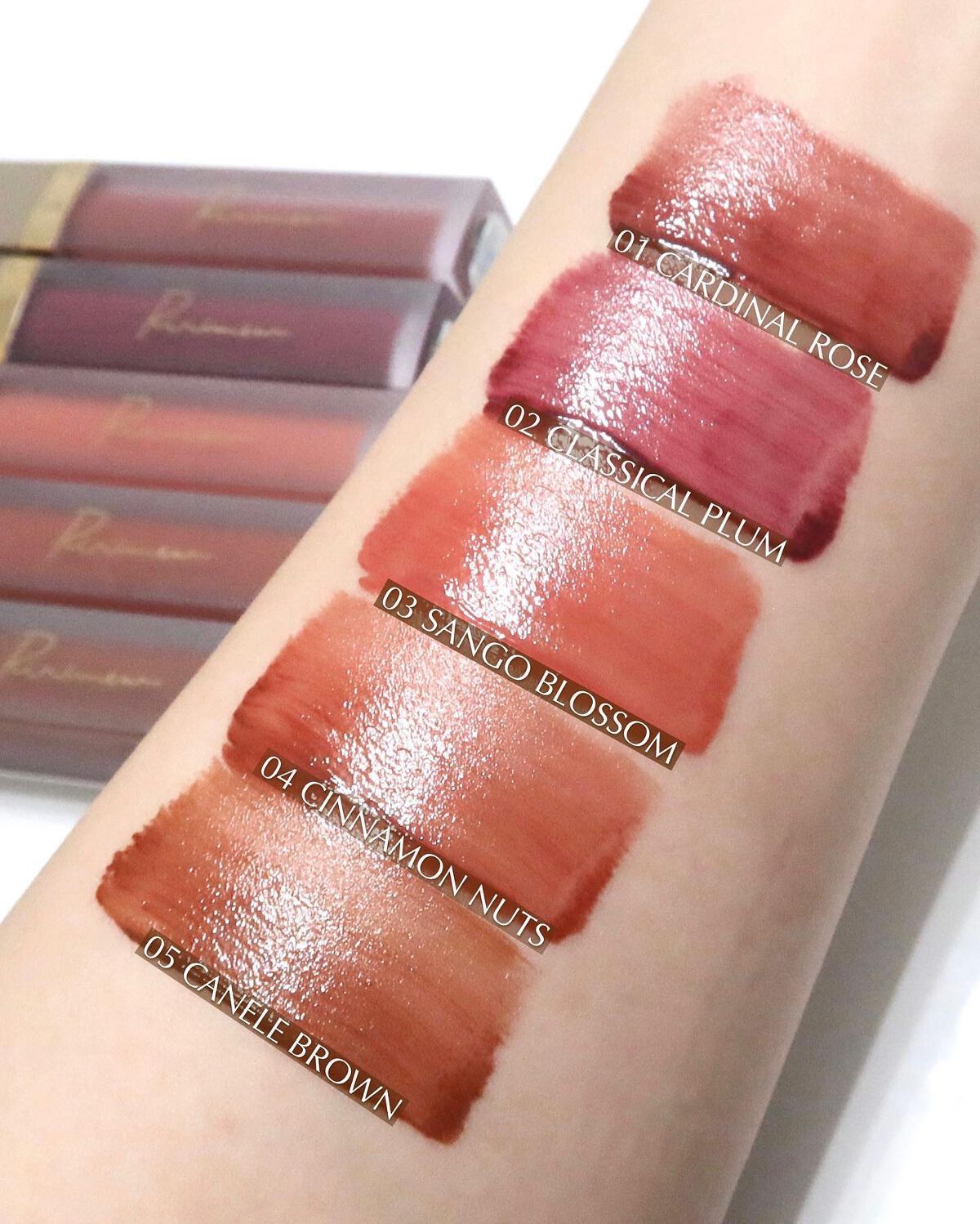 センシュアルフィックスティント/Ririmew/リップティントを使ったクチコミ（3枚目）