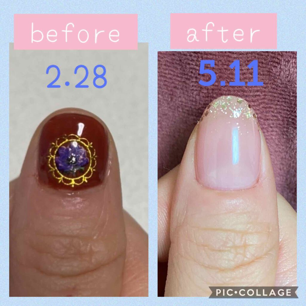 ノンワイプクリア　キャンジェル(トップコート)/プリジェル/ジェルネイルを使ったクチコミ（2枚目）