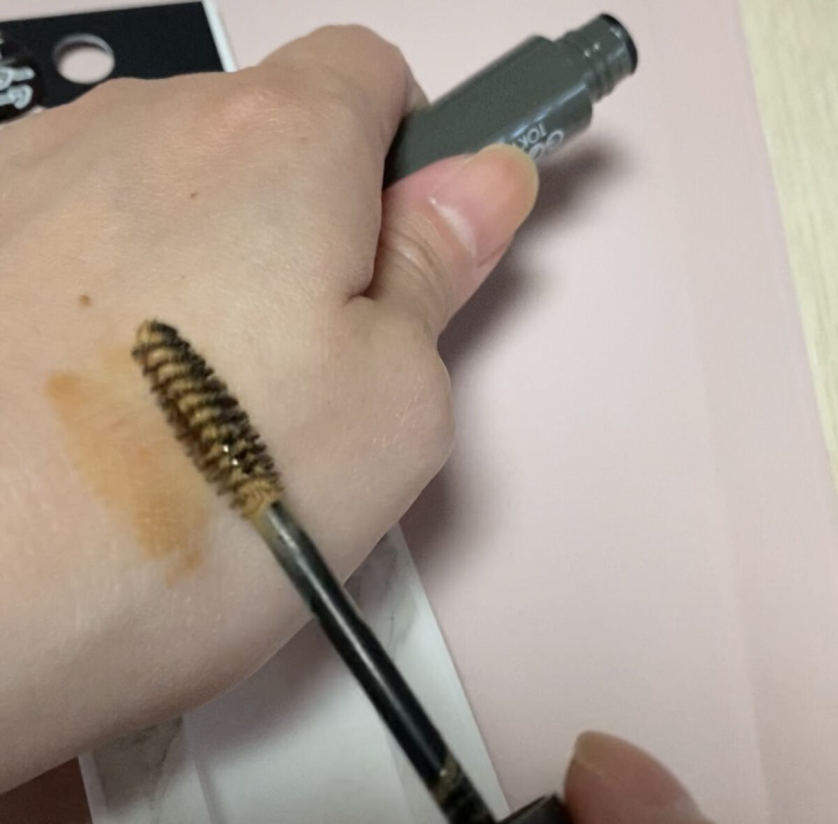 リッチカラー アイブロウマスカラ/GENE TOKYO/眉マスカラを使ったクチコミ（3枚目）