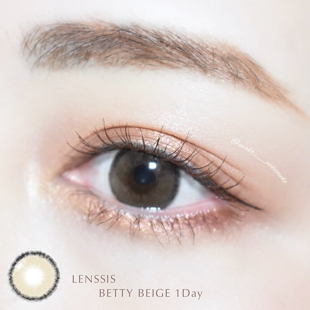 ベティーシリーズ ベティーベージュ/LENSSIS/カラーコンタクトレンズを使ったクチコミ（2枚目）