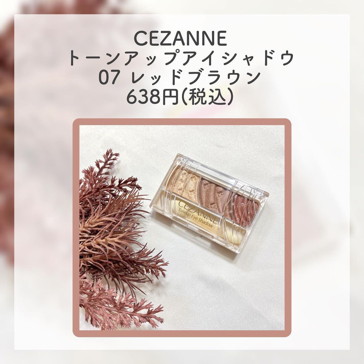 トーンアップアイシャドウ/CEZANNE/アイシャドウパレットを使ったクチコミ(2枚目)