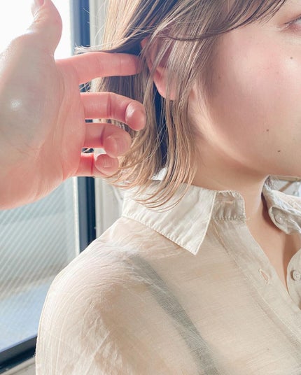 金子颯汰 on LIPS 「ボブでも長さがあって結べるボブが人気◎少し長めの肩上ボブ☺︎チ..」(4枚目)