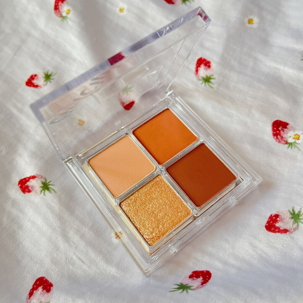 ドレッシーシャドウR 02 ピーチタルト/CipiCipi/アイシャドウパレットを使ったクチコミ（2枚目）