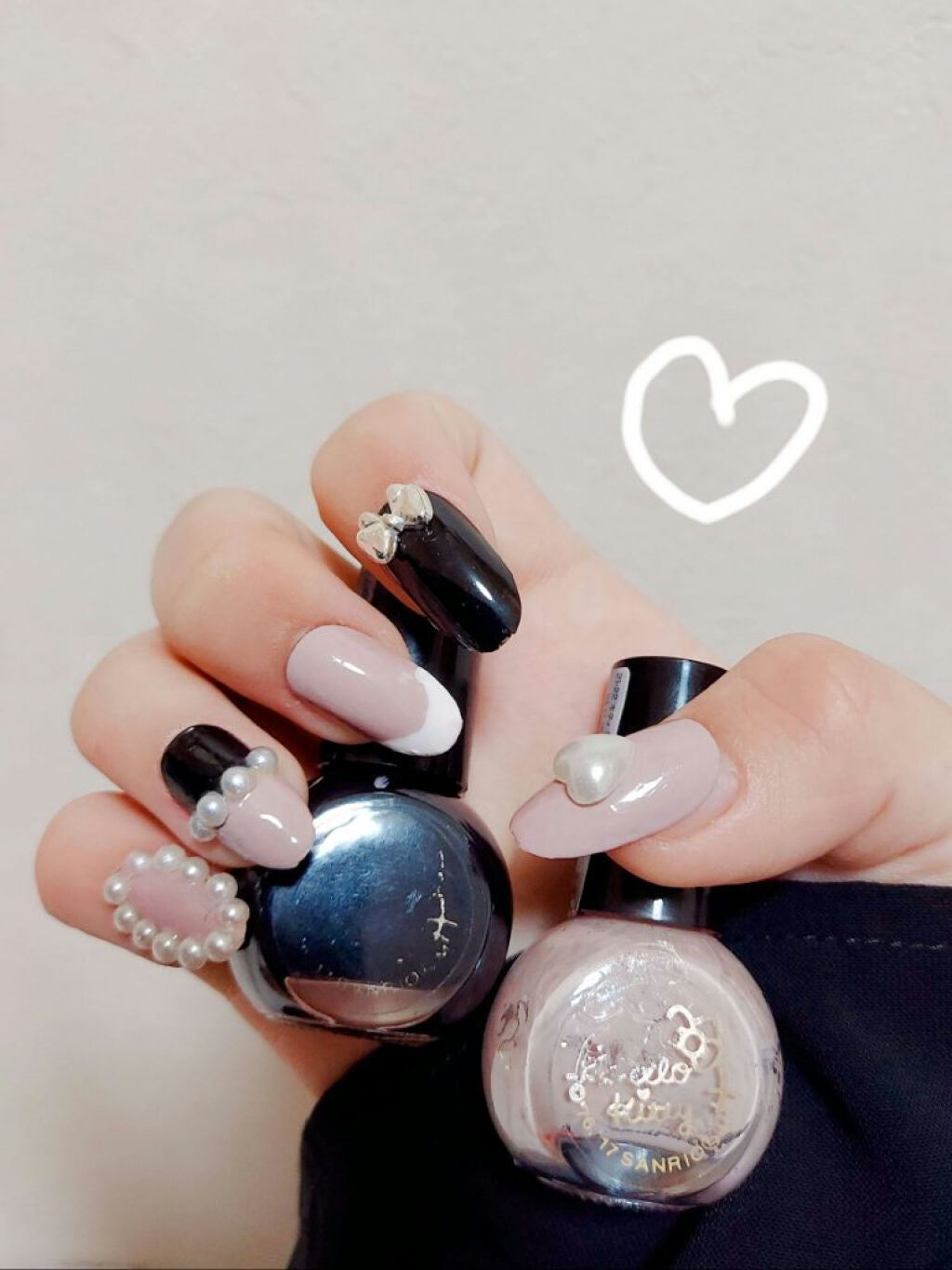 サンリオネイル/DAISO/マニキュアを使ったクチコミ(1枚目)