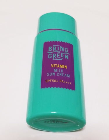 ビタミンマイルドサンクリーム/BRING GREEN/日焼け止め・UVケアを使ったクチコミ（1枚目）