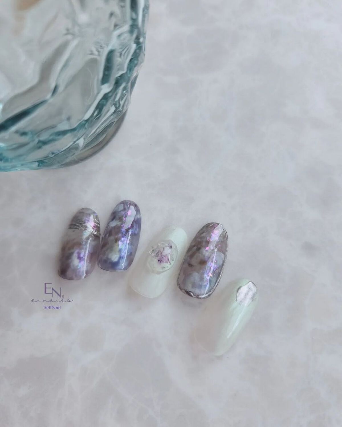 シアーカラーシリーズ/Petit Price/ジェルネイルを使ったクチコミ（2枚目）